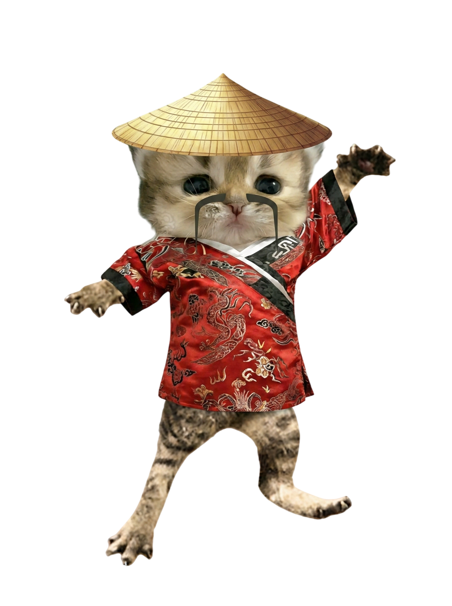 Standing cat