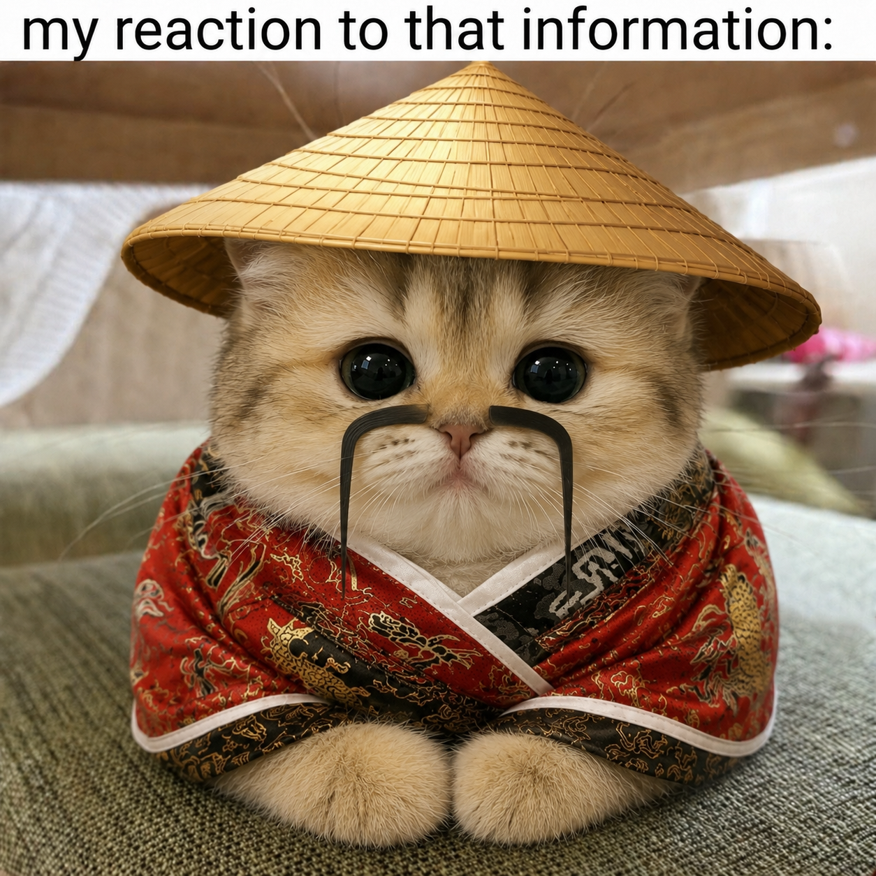 My reaction